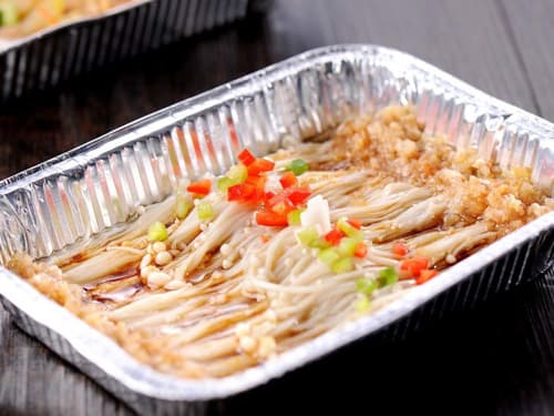 红旗锡纸烤金针菇